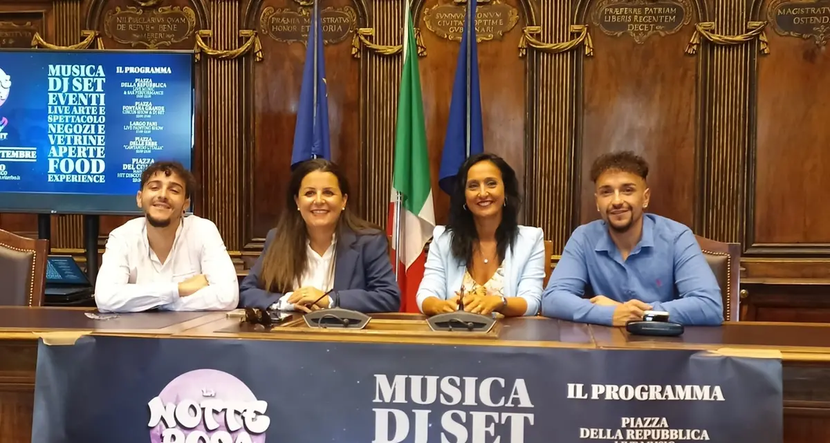 Musica, arte, shopping: la Notte rosa a Viterbo è servita