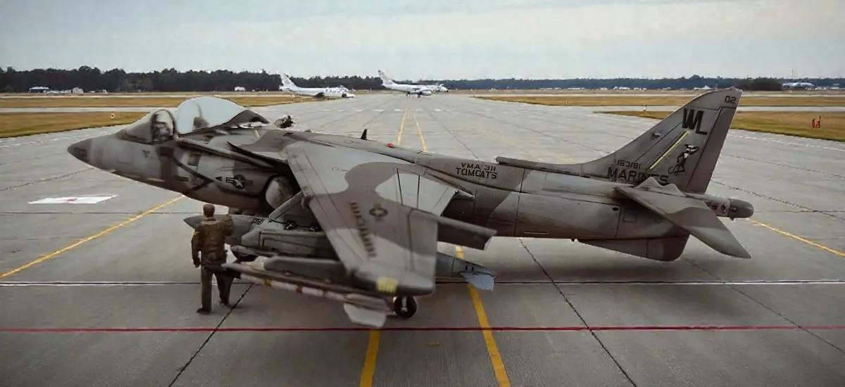 AV-8B 1/72 durante l'operazione Desert Storm di Paolo Colaiacomo