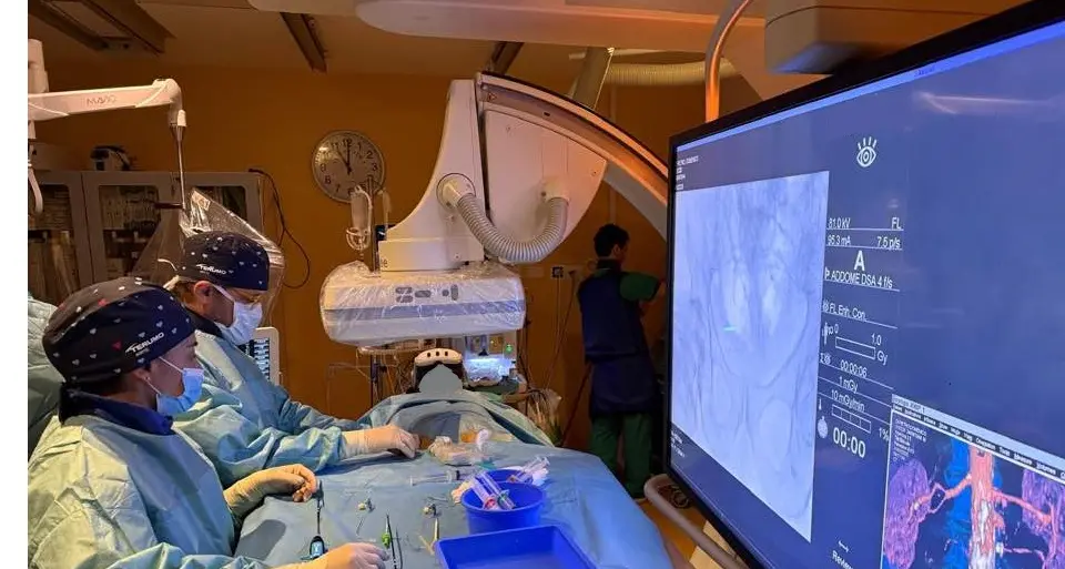 Viterbo, primo intervento su paziente “distratto” con la realtà virtuale