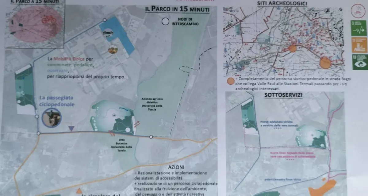 Parco termale del Bullicame, ecco il masterplan
