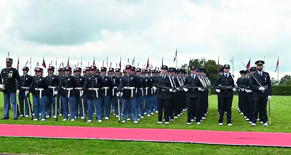 Viterbo: gli allievi marescialli di Esercito e Aeronautica giurano insieme