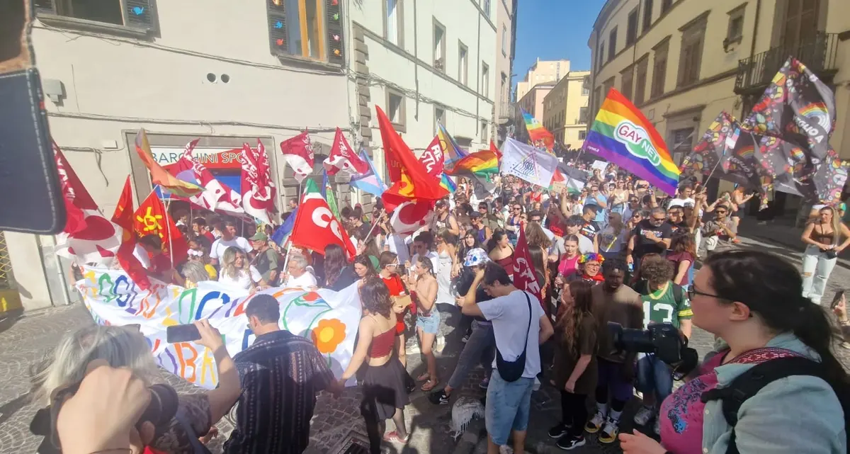 Il popolo arcobaleno sfila per i diritti e la pace in Palestina