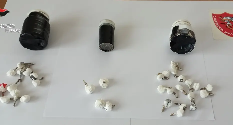 Ronciglione: trovato con 33 dosi di cocaina