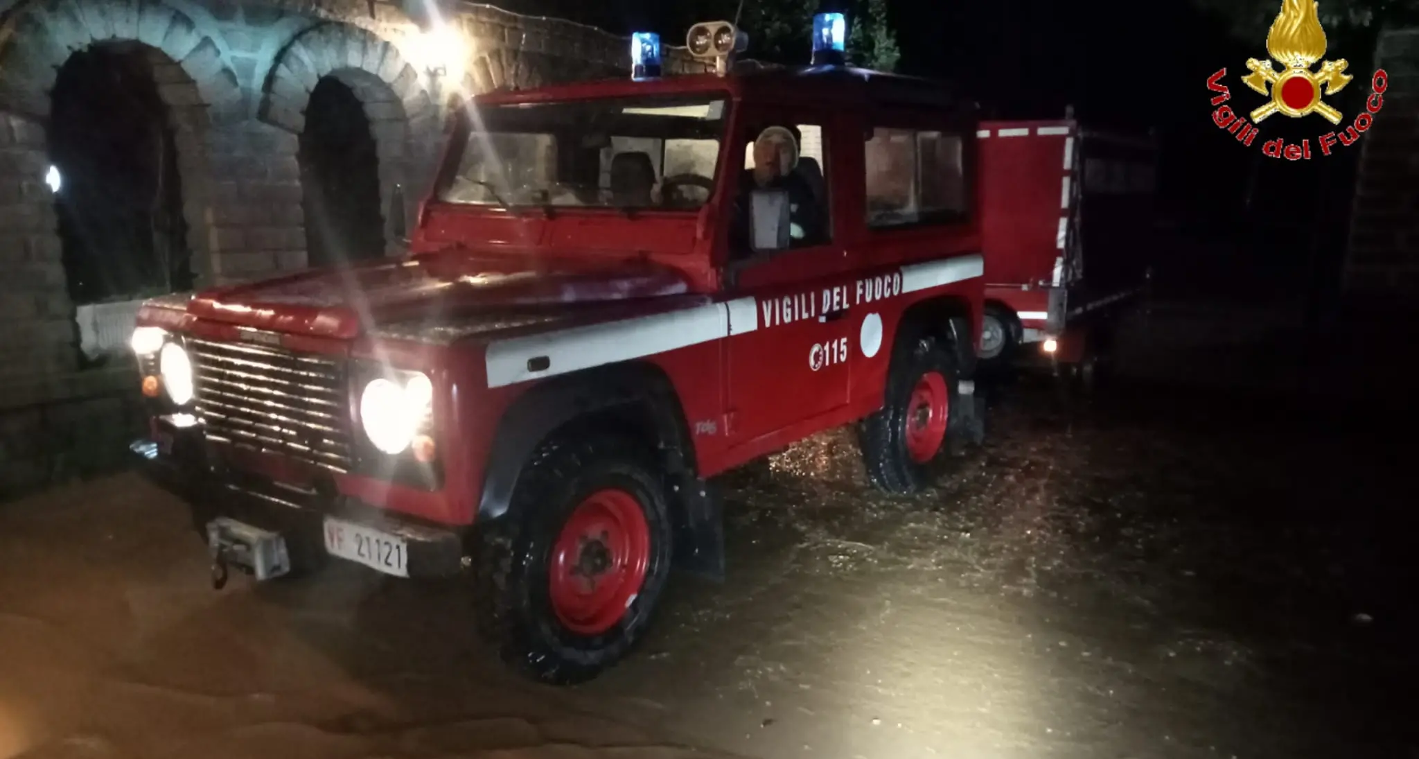 Via Fontanatetta, la strada diventa un fiume