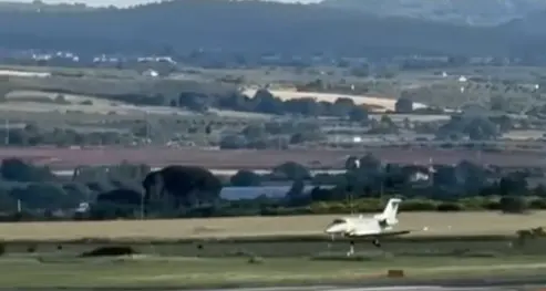 Primo atterraggio civile a Viterbo