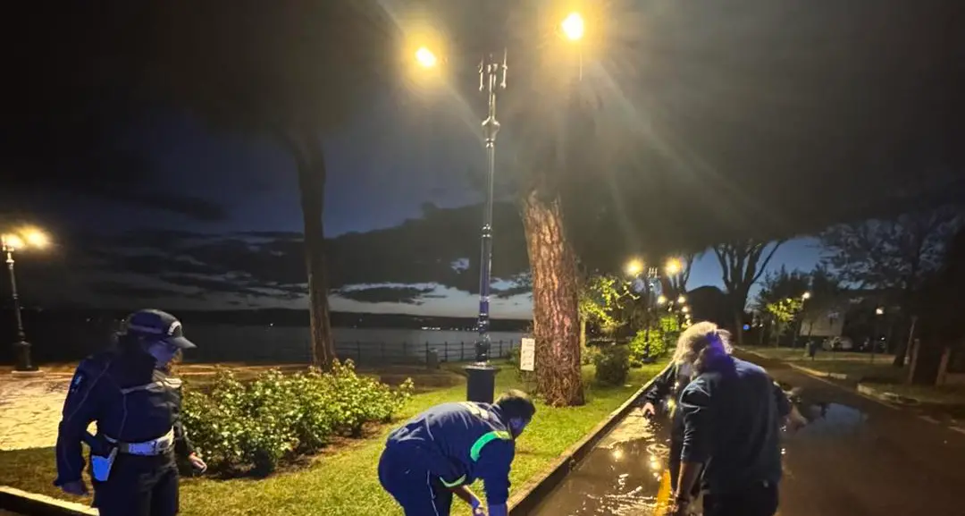 Nubifragio a Bolsena, allagamenti e disagi