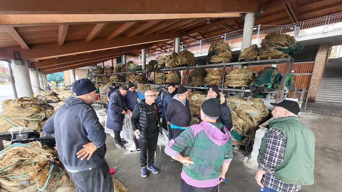 Pescatori in stato di agitazione