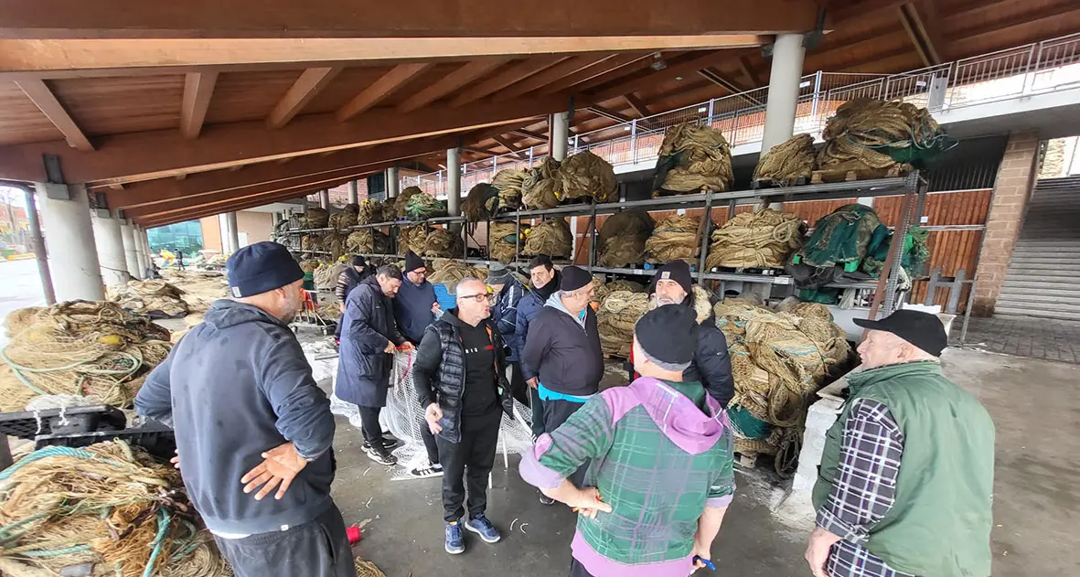 Pescatori in stato di agitazione