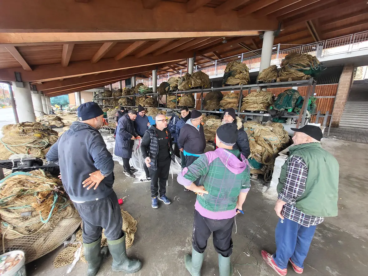 Pescatori in stato di agitazione