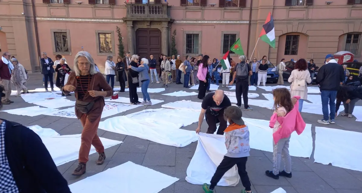 In centinaia a Viterbo marciano per Gaza