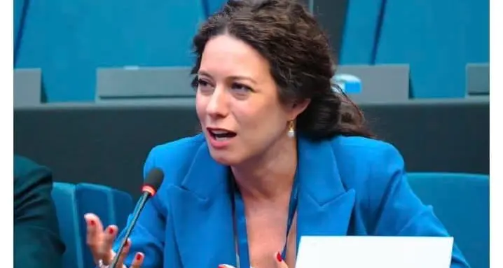 Antonella Sberna tra gli invitati ai funerali del papa Francesco