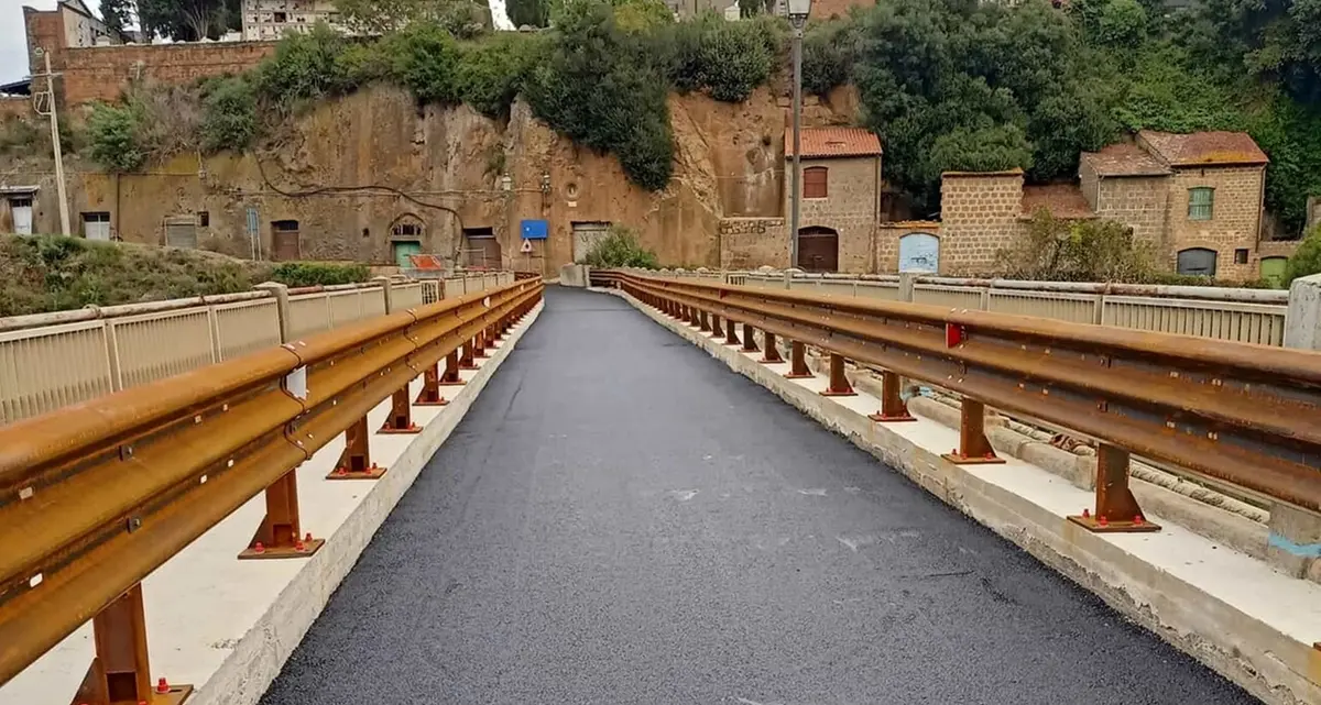Domani riapre il ponte di Blera