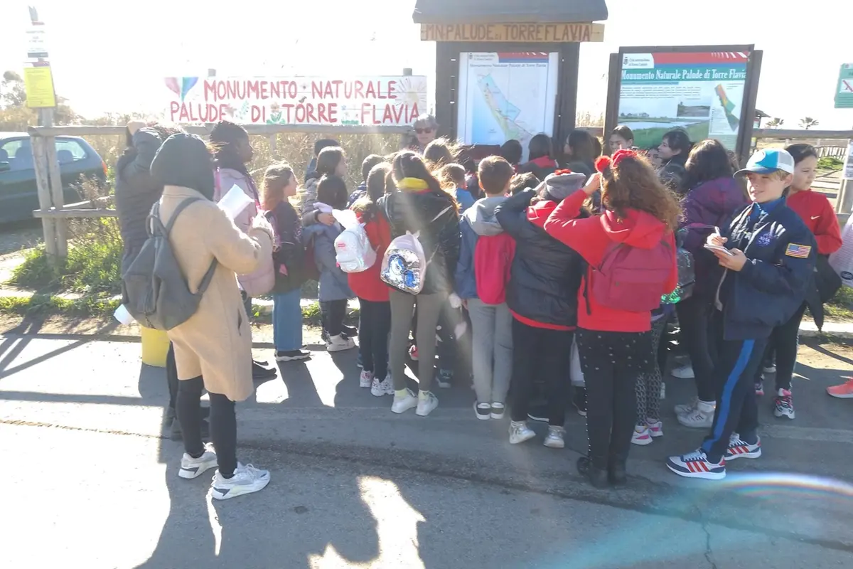 Le attività alla Palude di Torre Flavia a opera di Scuolambiente e delle associazioni di volontariato del territorio