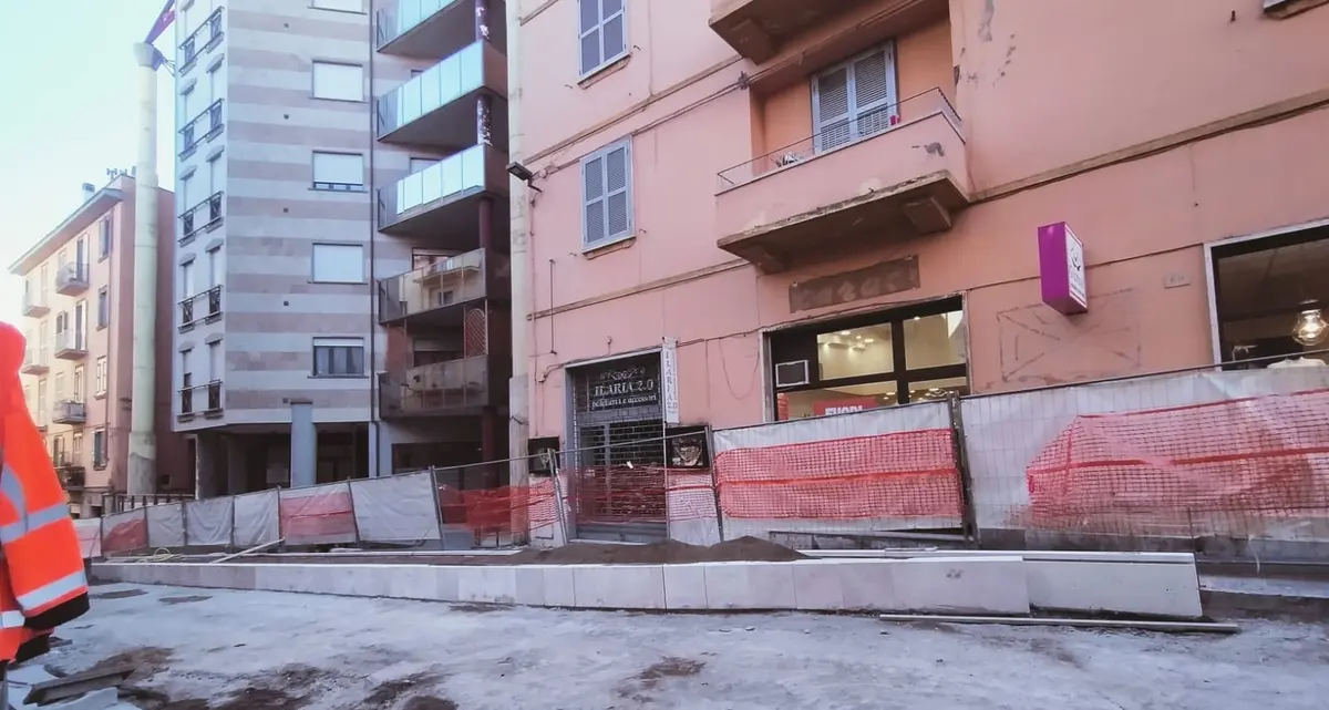 Viterbo: avanzano i lavori in via Matteotti