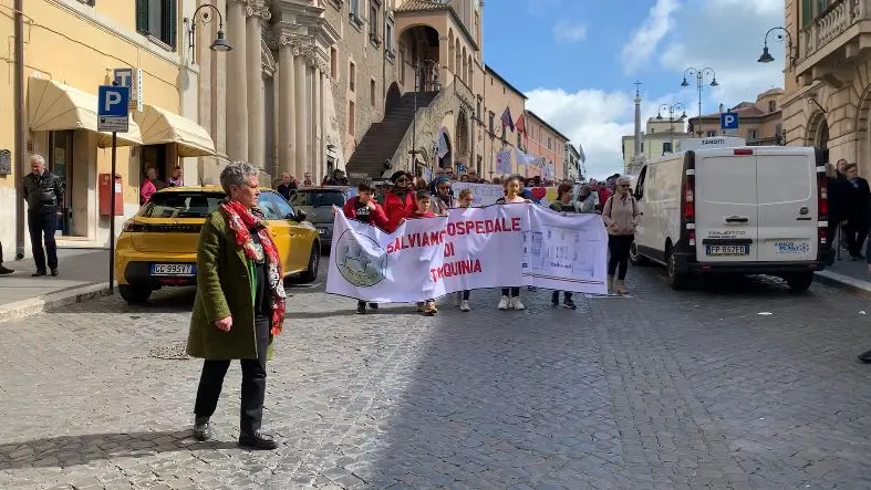 MANIFESTAZIONE OSPEDALE TARQUINIA