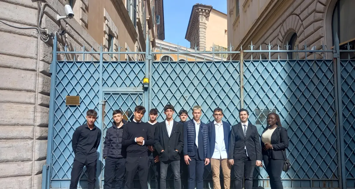Gli studenti dell’alberghiero fanno tappa al Senato