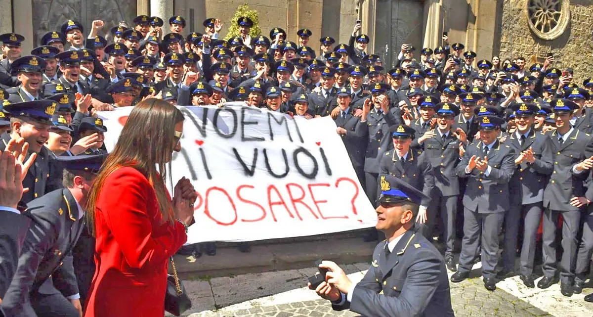 Dall’emozione del giuramento alla proposta di nozze