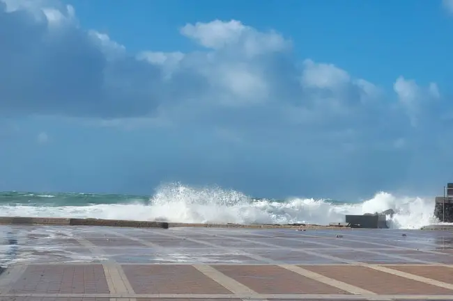 Mareggiata alla Marina