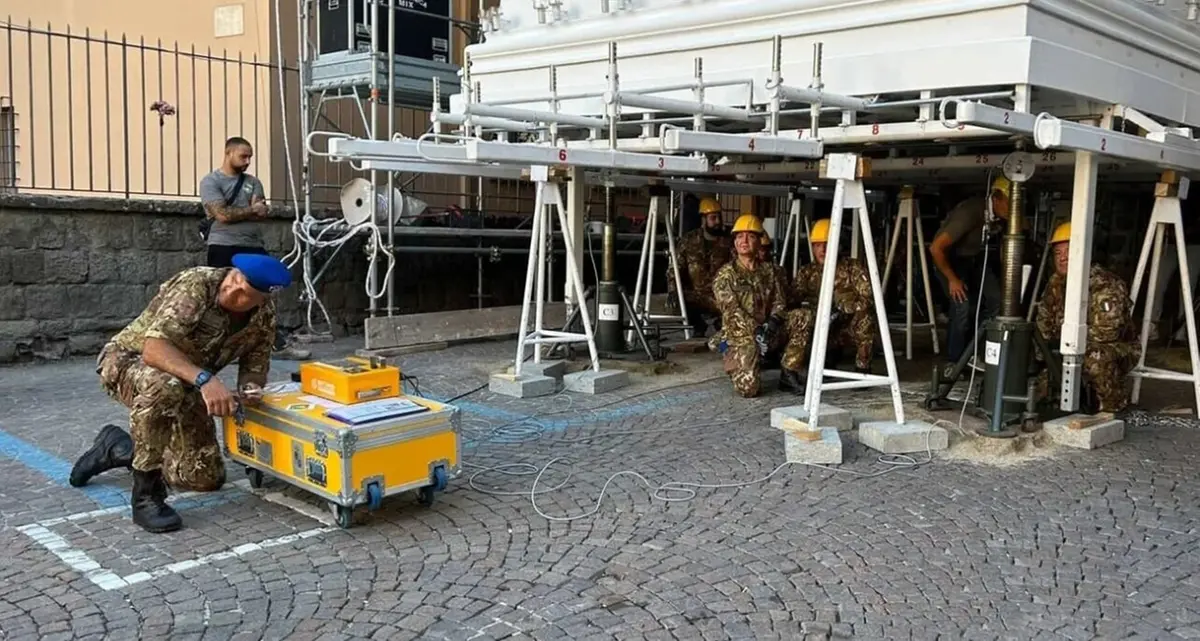 Macchina di Santa Rosa: 52,10 quintali, peso perfetto