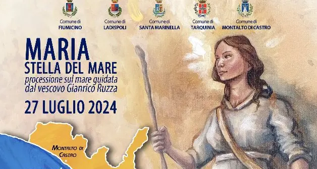Pellegrinaggio sul mare con la Madonna da Fiumicino a Montalto di Castro