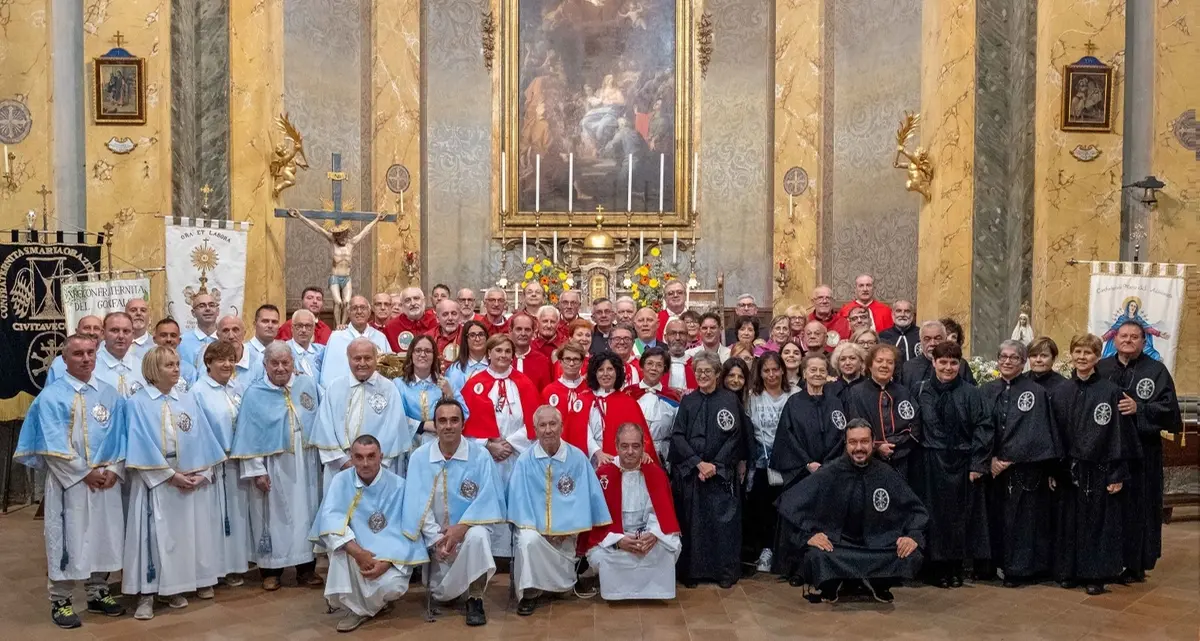 Cammino Diocesano, passate le consegne alla Confraternita di Tolfa