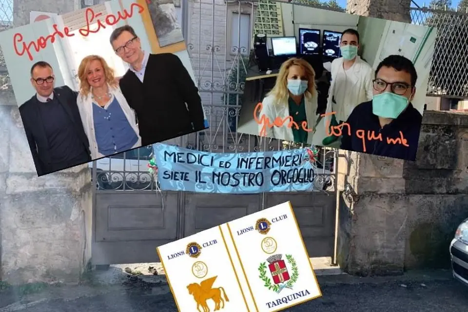 Lions club dona monitor multiparametrici all'ospedale di Tarquinia