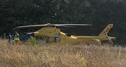 Vetralla: ciclista cade nel bosco, finisce in ospedale in codice rosso