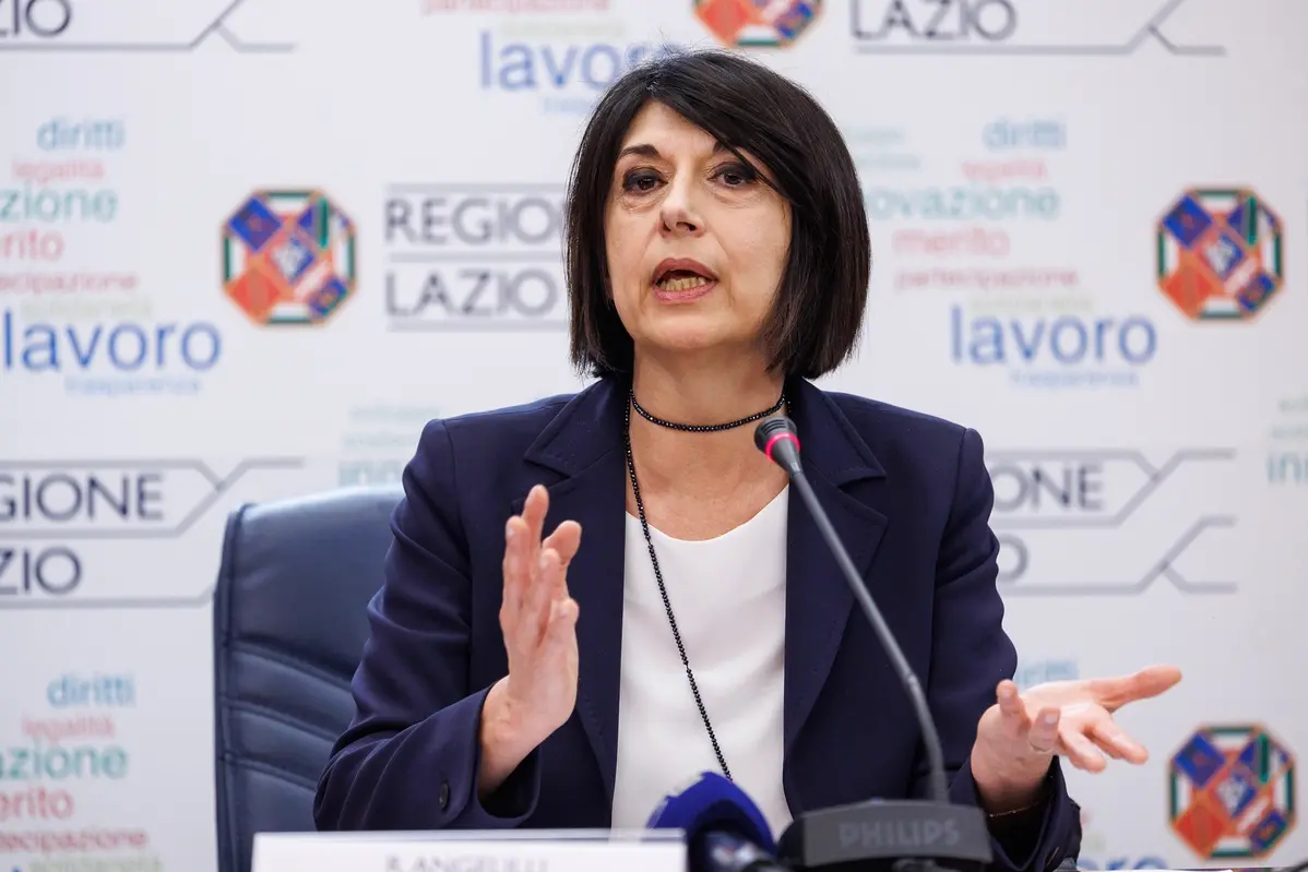 Foto Roberto Monaldo / LaPresse 31-03-2023 Roma Politica Conferenza stampa di presentazione delle iniziative della Regione Lazio al Vinitaly Nella foto Roberta Angelilli (vicepresidente Regione Lazio) 31-03-2023 Rome (Italy) Politics Press conference \"The Lazio Region at the Vinitaly fair\" In the pic Roberta Angelilli , LaPresse 