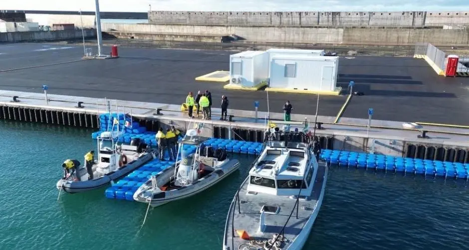 Darsena servizi, test di ormeggio superati
