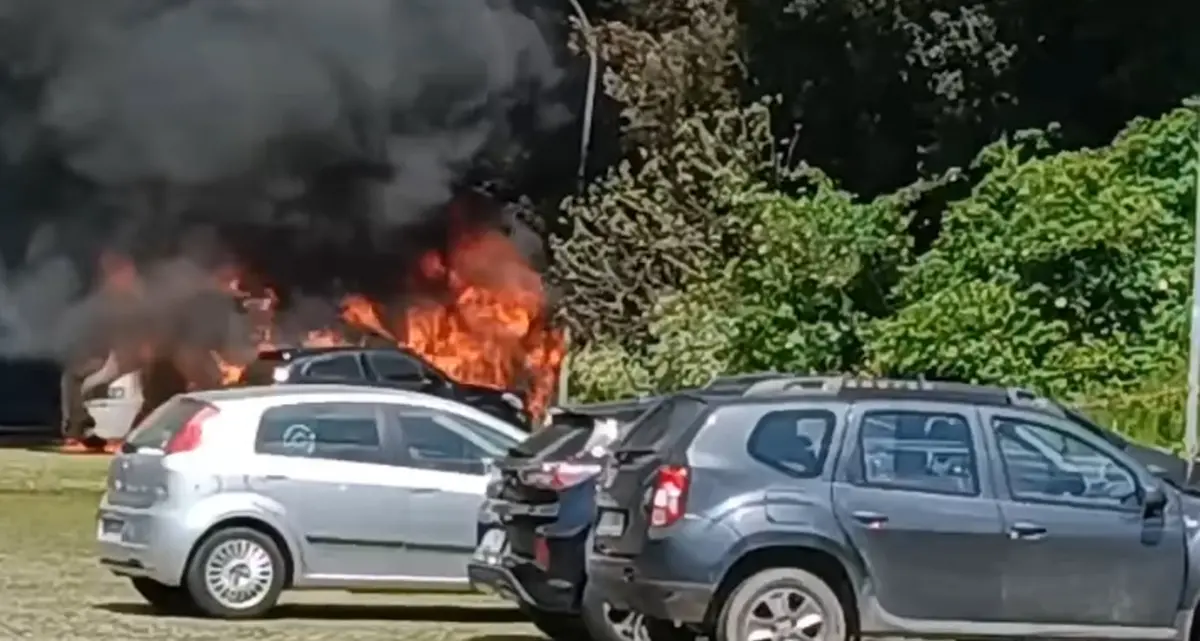 Camper esplode in un parcheggio di Sutri, un uomo resta ustionato