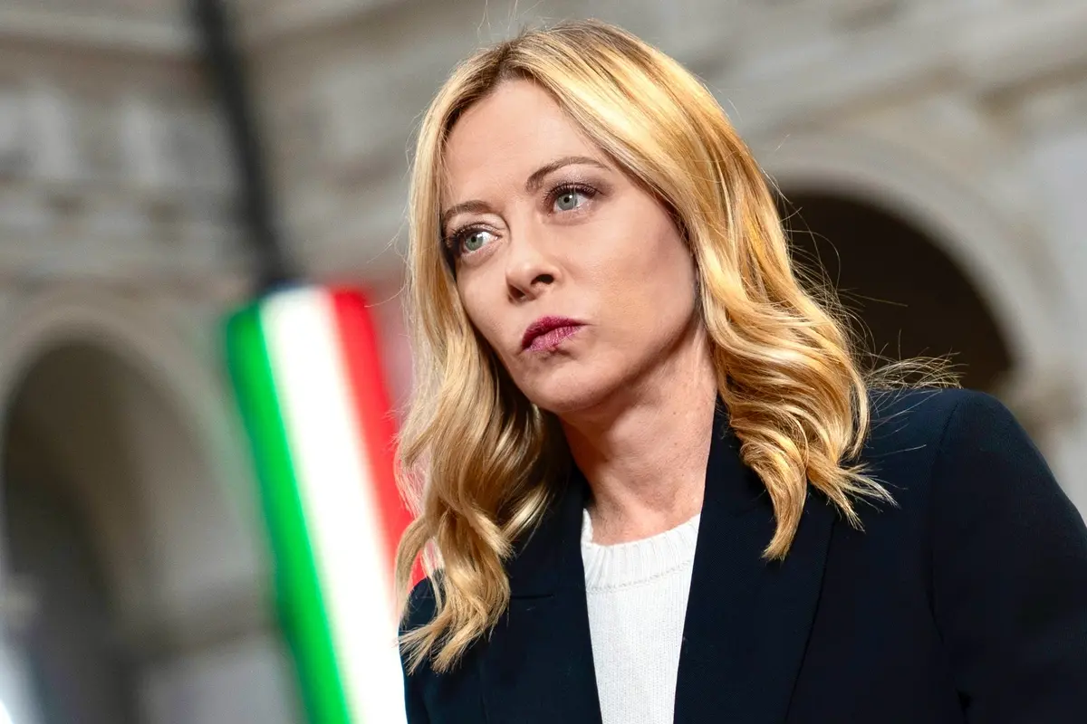 GIORGIA MELONI PRESIDENTE DEL CONSIGLIO , IMAGOECONOMICA